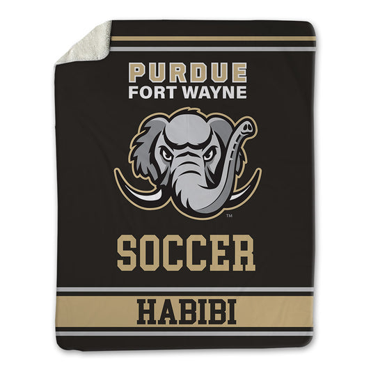 PFW - NCAA Men's Soccer : Amir Habibi - Blanket-0