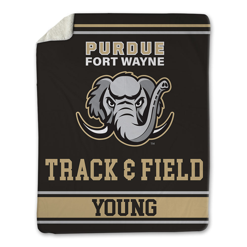 PFW - NCAA Women's Track & Field : Aniya Young - Blanket-0