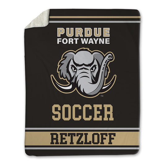 PFW - NCAA Women's Soccer : Cyann Retzloff - Blanket-0