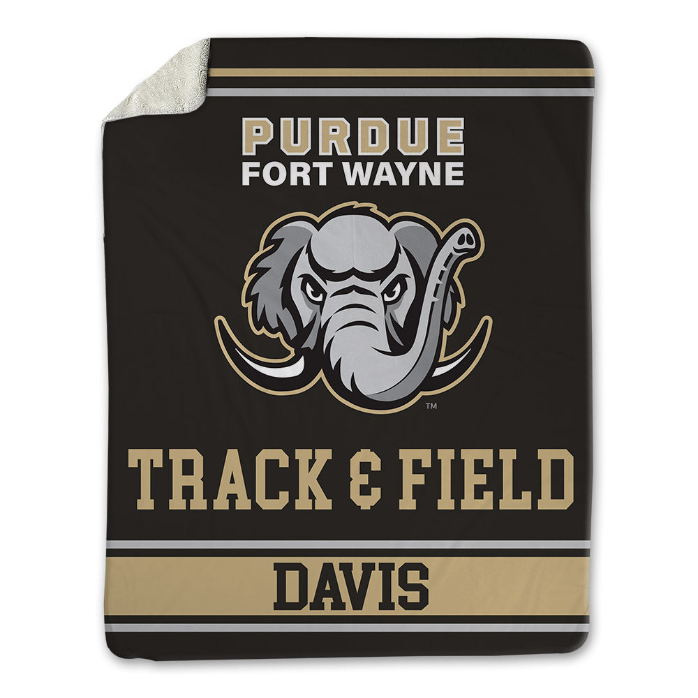 PFW - NCAA Men's Track & Field : Taran Davis - Blanket-0