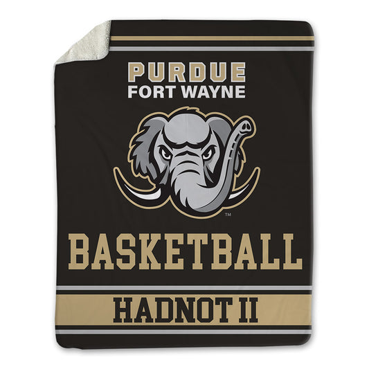 PFW - NCAA Men's Basketball : Corey Hadnot II - Blanket-0
