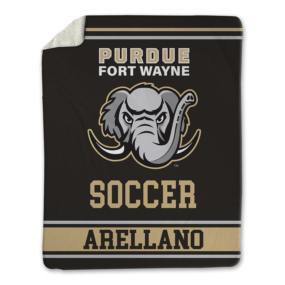 PFW - NCAA Men's Soccer : Abraham Arellano - Blanket-0