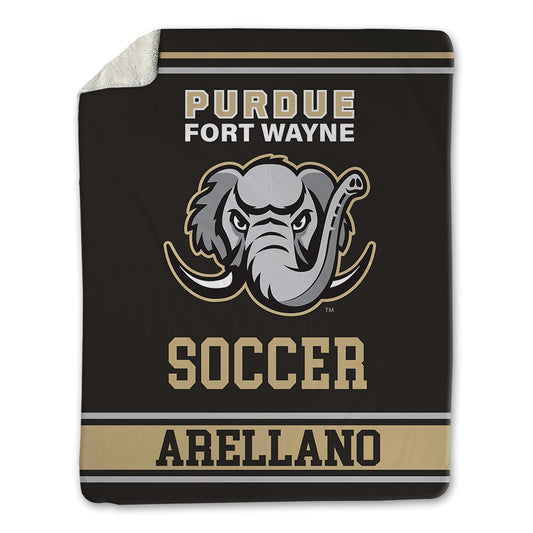 PFW - NCAA Men's Soccer : Abraham Arellano - Blanket-0