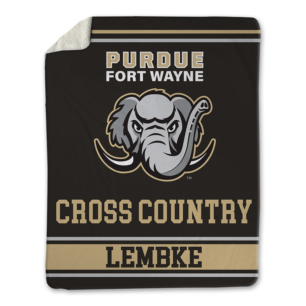 PFW - NCAA Men's Cross Country : Riley Lembke - Blanket-0