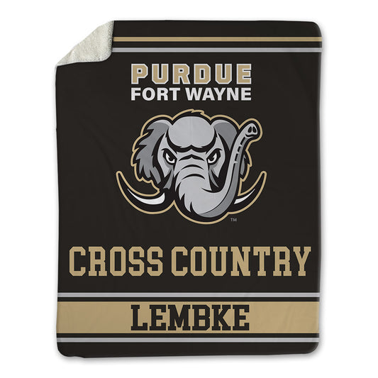 PFW - NCAA Men's Cross Country : Riley Lembke - Blanket-0
