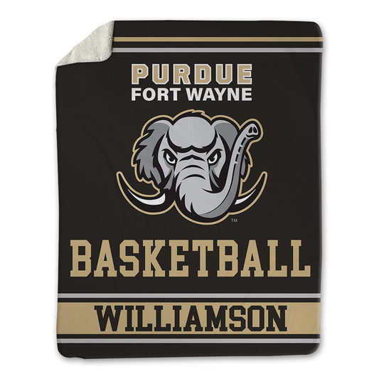 PFW - NCAA Men's Basketball : Ashton Williamson - Blanket-0