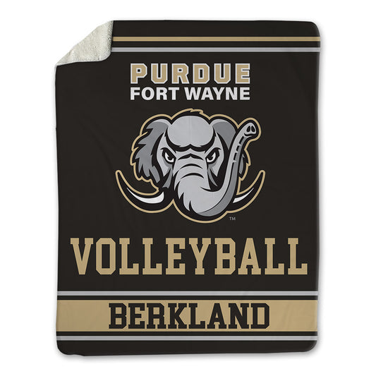 PFW - NCAA Women's Volleyball : Meg Berkland - Blanket-0
