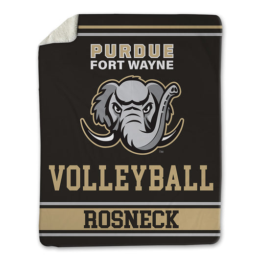 PFW - NCAA Women's Volleyball : Riley Rosneck - Blanket-0