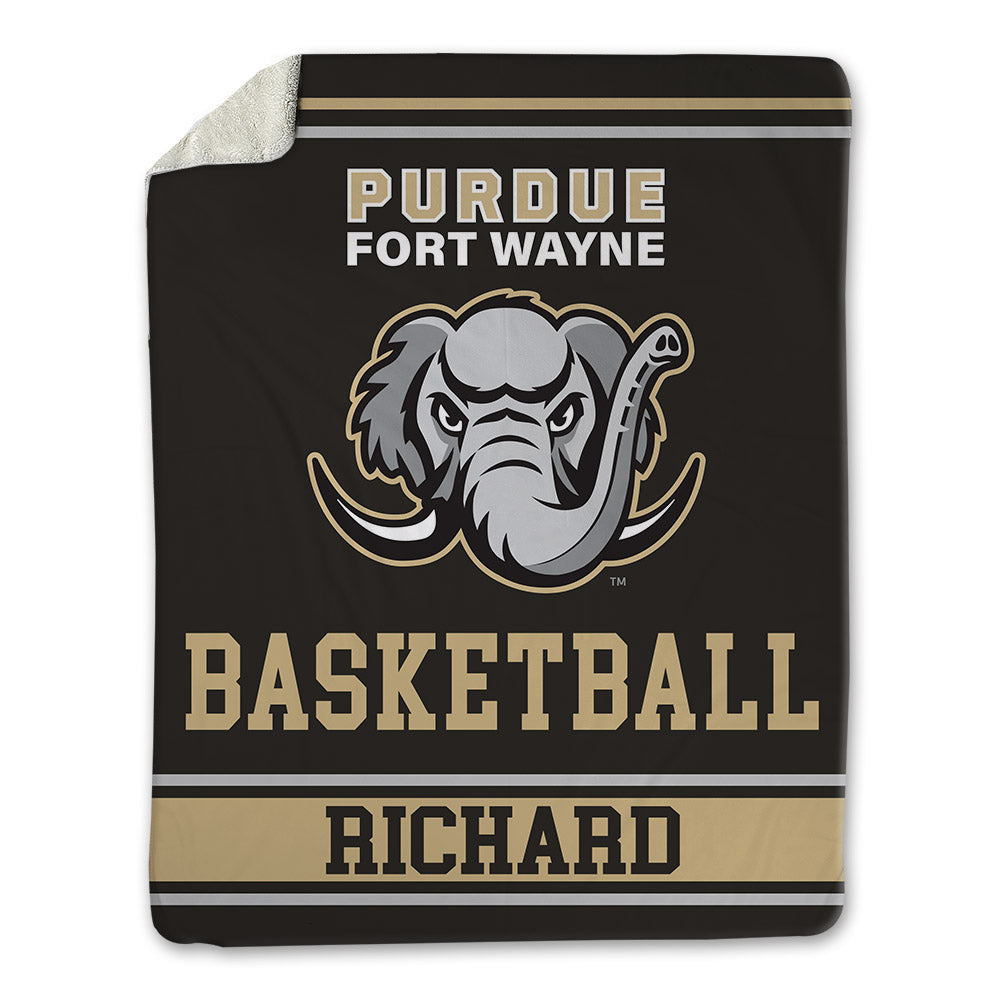 PFW - NCAA Men's Basketball : Solomon Richard - Blanket-0