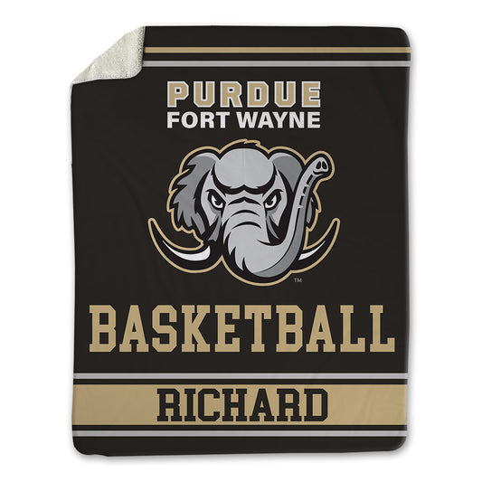 PFW - NCAA Men's Basketball : Solomon Richard - Blanket-0