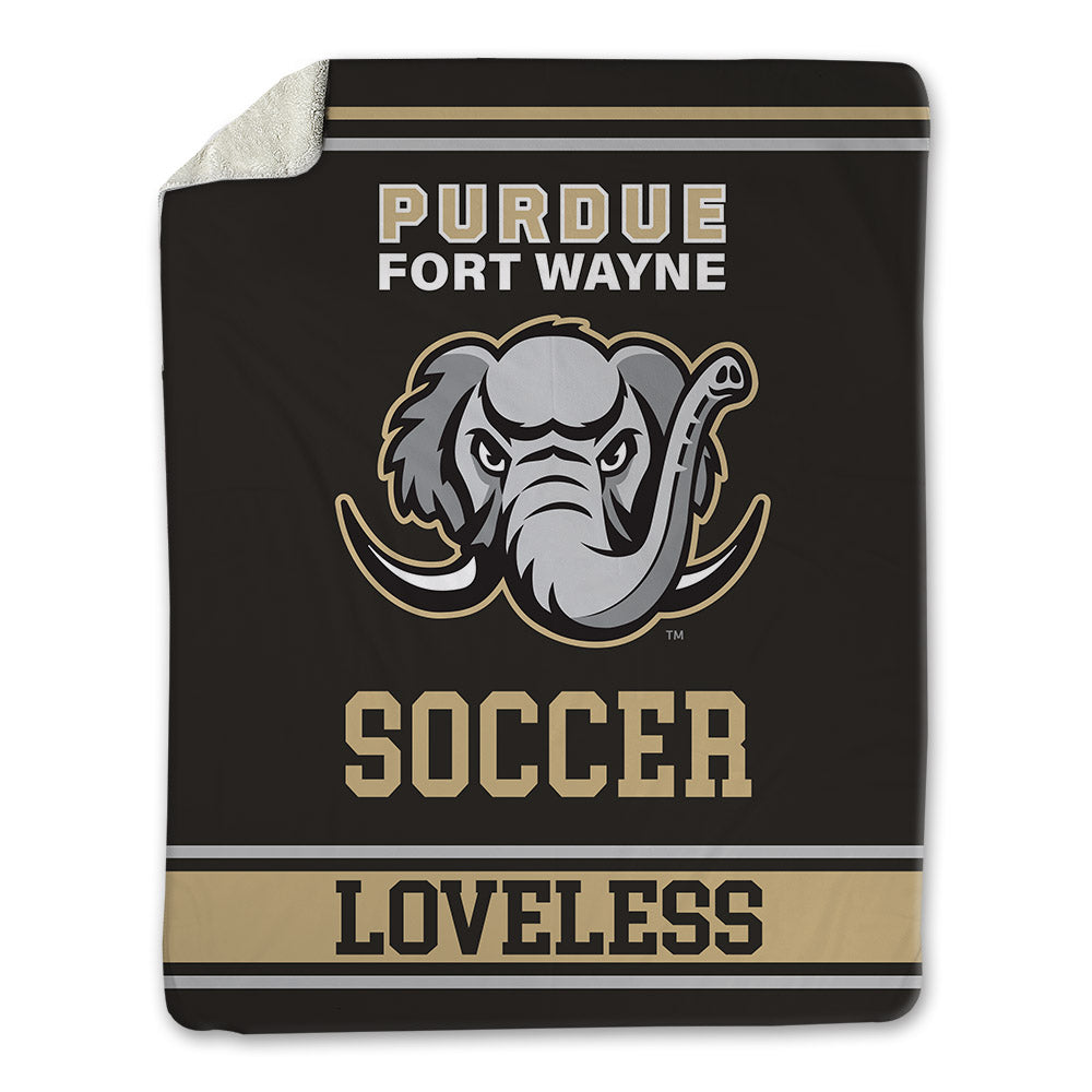 PFW - NCAA Women's Soccer : Bethany Loveless - Blanket-0
