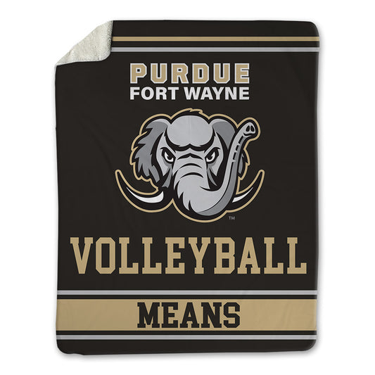 PFW - NCAA Women's Volleyball : Haiden Means - Blanket-0