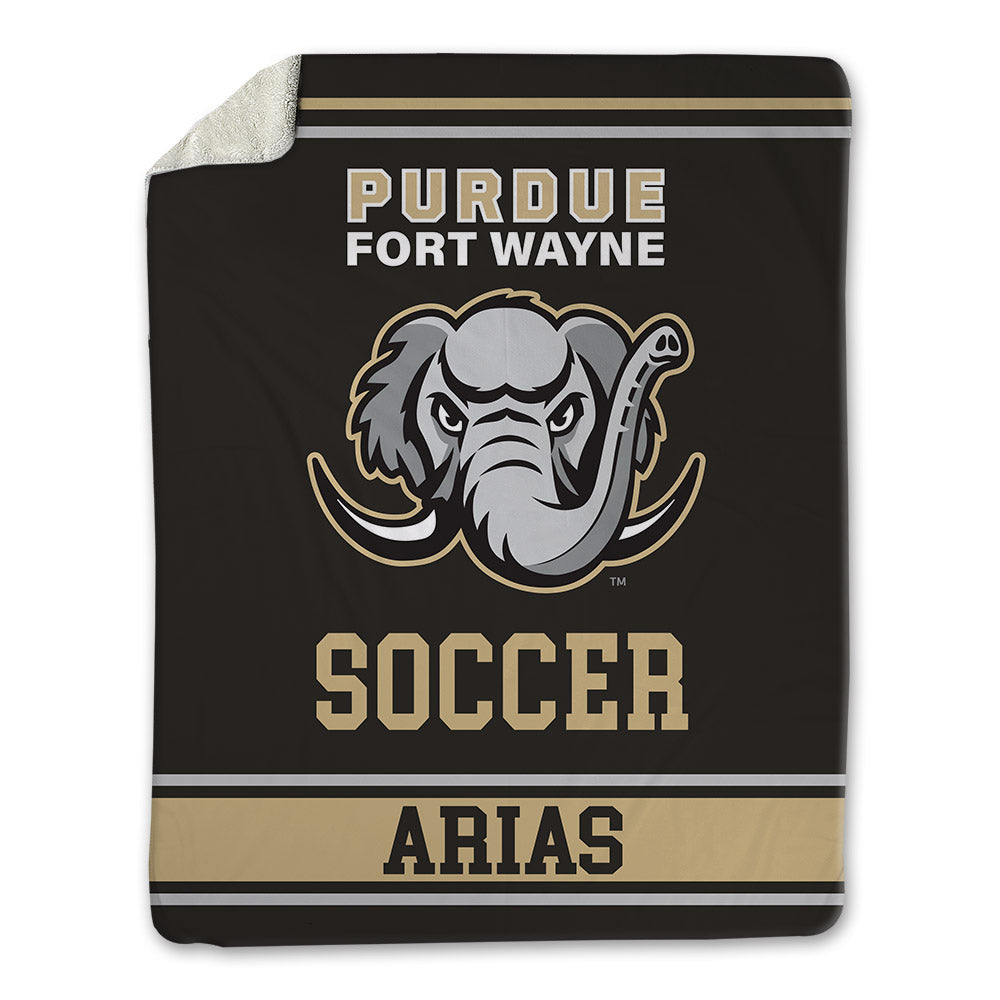 PFW - NCAA Men's Soccer : Daven Arias - Blanket-0