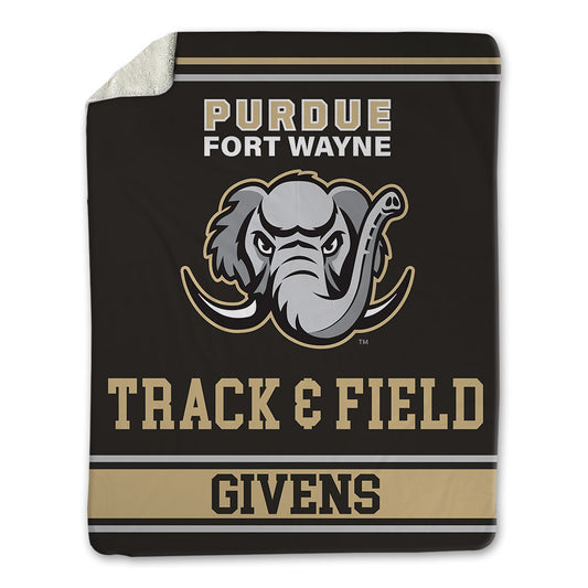 PFW - NCAA Men's Track & Field : Dalyn Givens - Blanket-0