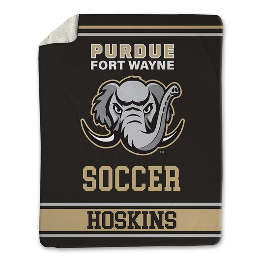 PFW - NCAA Women's Soccer : Hailey Hoskins - Blanket-0