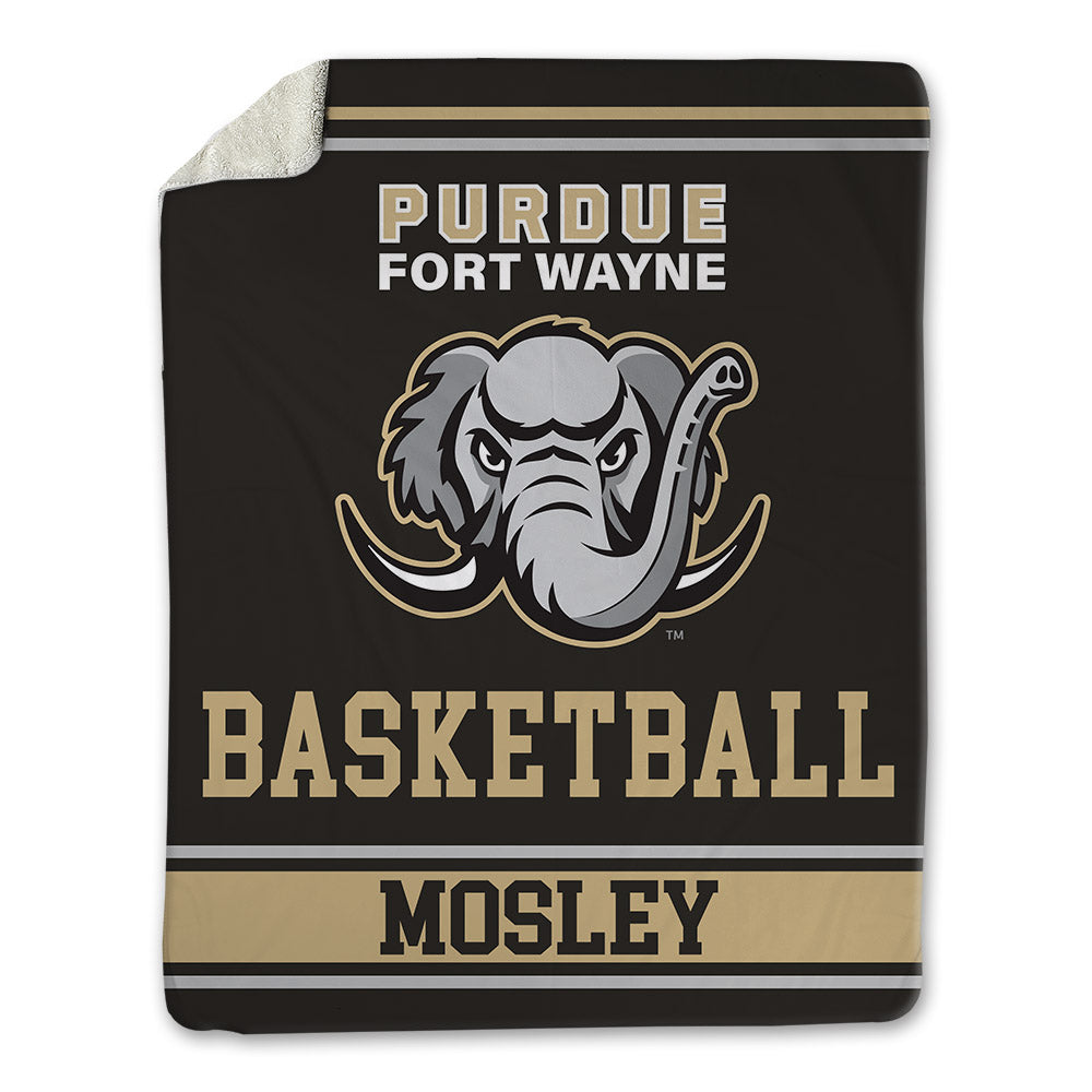 PFW - NCAA Men's Basketball : Emmanuel Mosley - Blanket-0