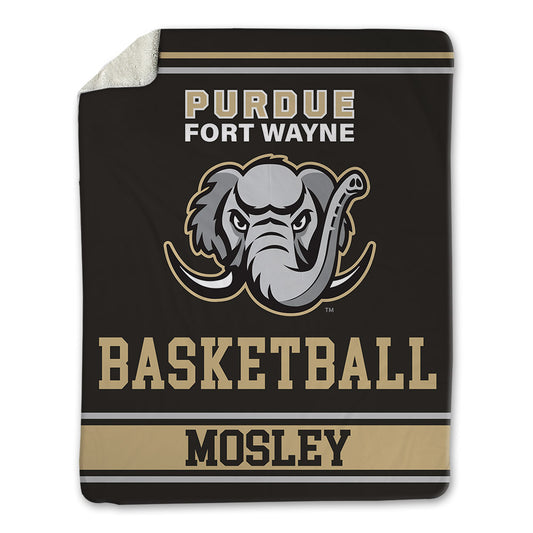 PFW - NCAA Men's Basketball : Emmanuel Mosley - Blanket-0