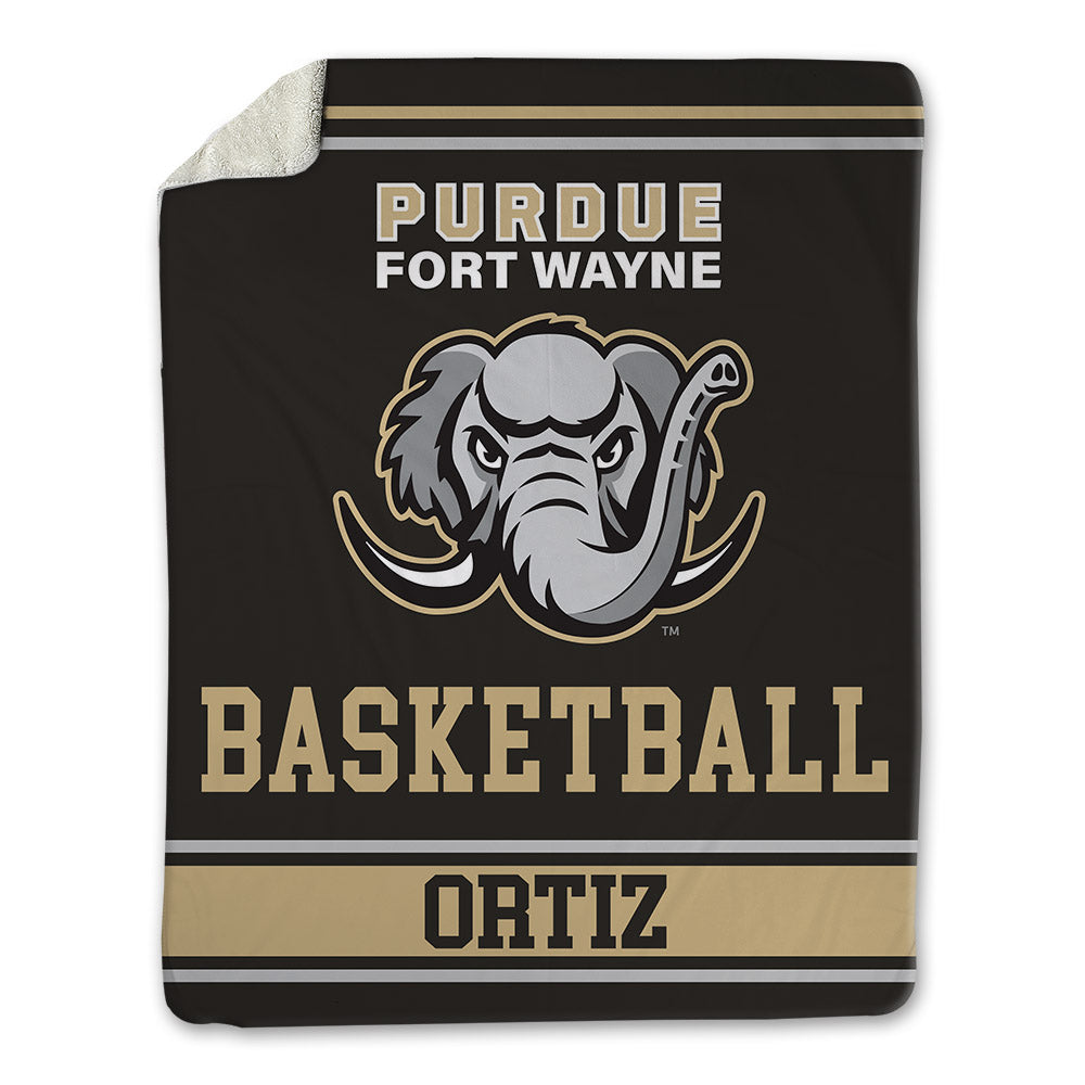 PFW - NCAA Men's Basketball : Edir Ortiz - Blanket-0