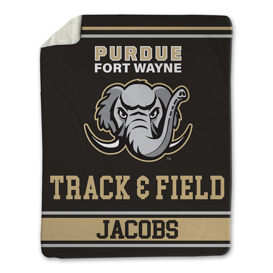 PFW - NCAA Men's Track & Field : Denton Jacobs - Blanket-0