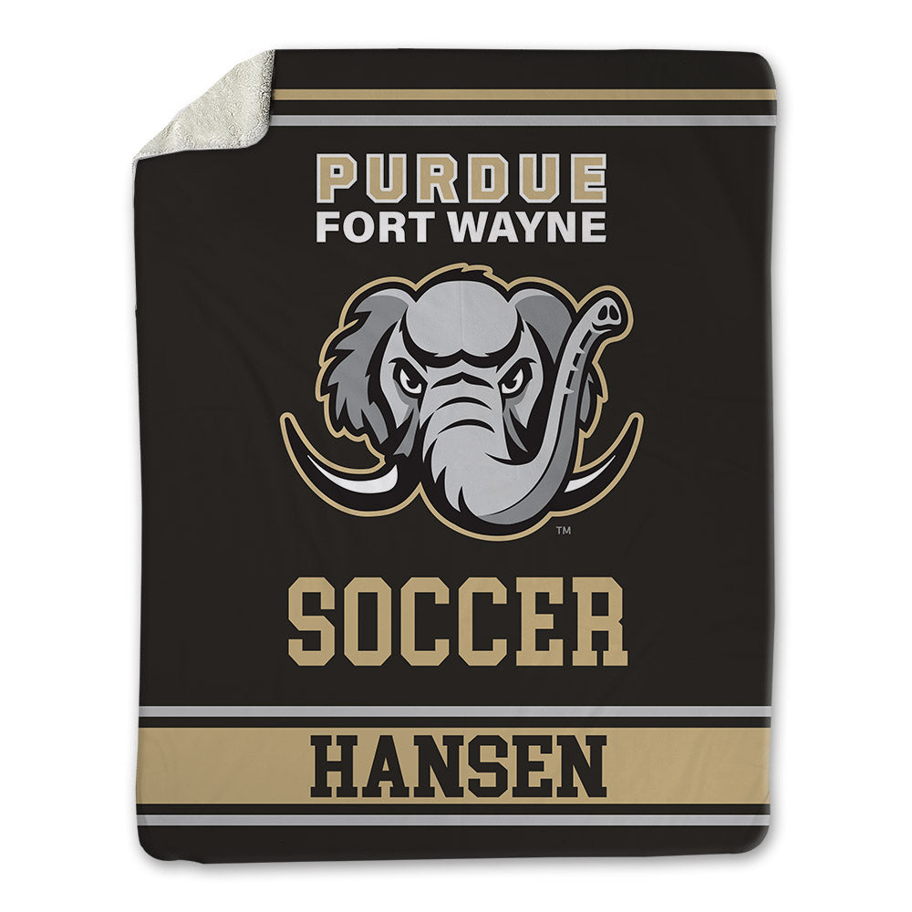 PFW - NCAA Women's Soccer : Kailey Hansen - Blanket-0