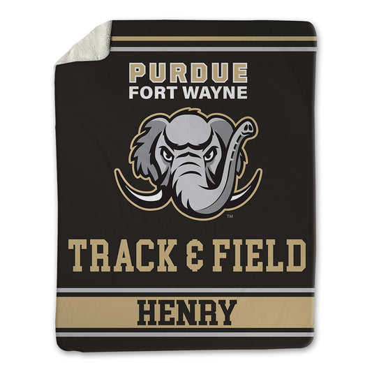 PFW - NCAA Women's Track & Field : McKayla Henry - Blanket-0