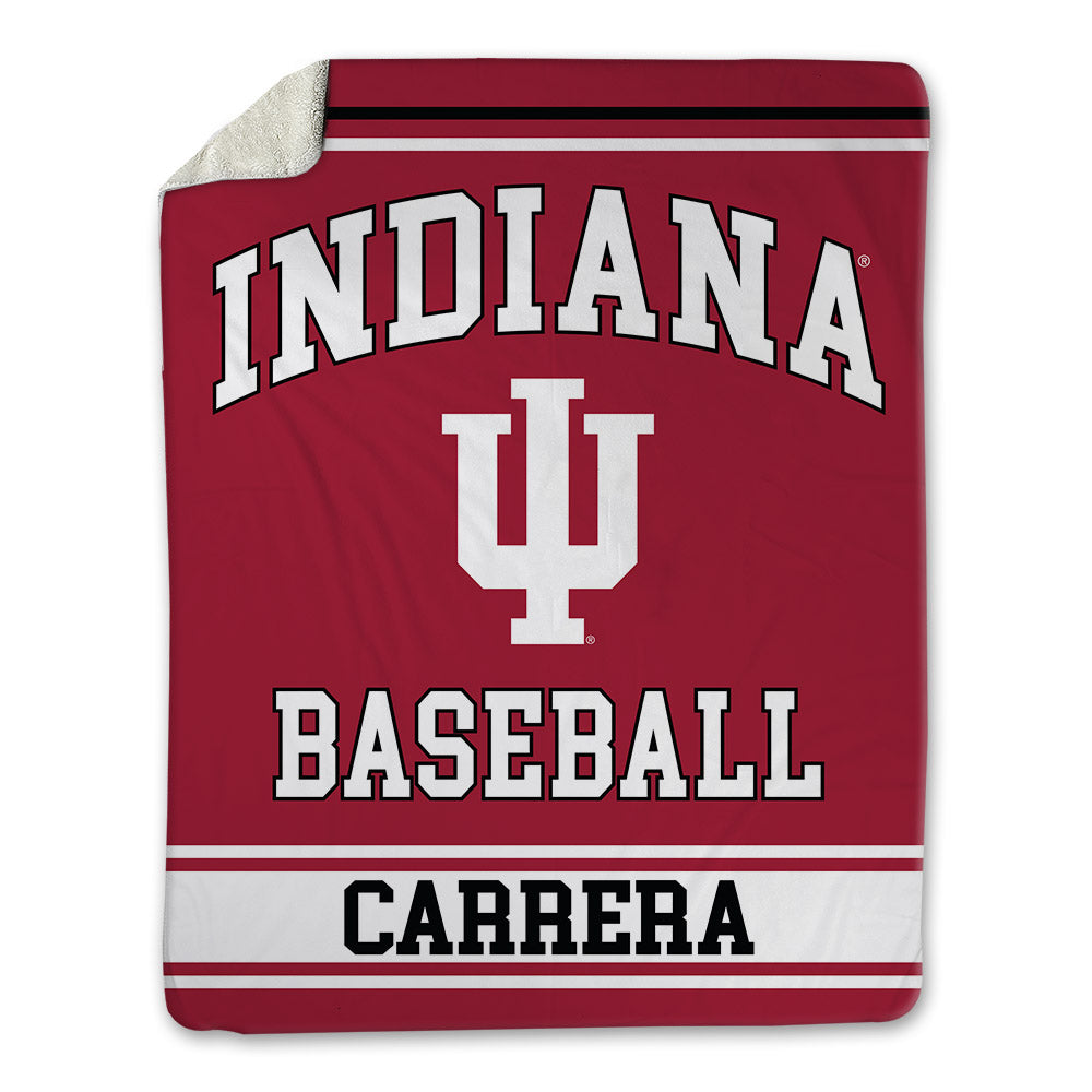 Indiana - NCAA Baseball : Xavier Carrera - Blanket-0