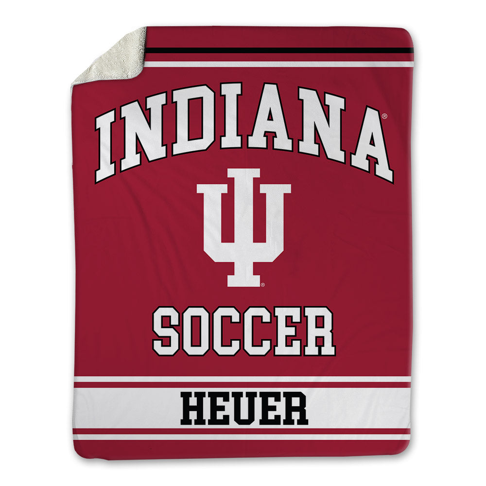 Indiana - NCAA Men's Soccer : Charles Heuer - Blanket-0