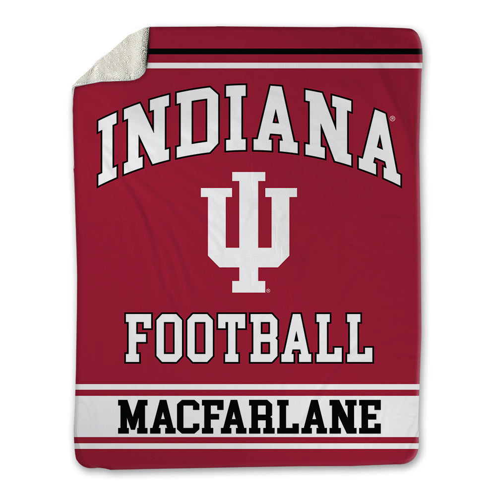 Indiana - NCAA Football : Pj Macfarlane - Blanket-0