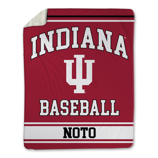 Indiana - NCAA Baseball : Mateo Noto - Blanket-0