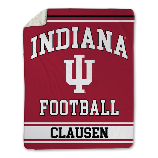 Indiana - NCAA Football : Drew Clausen - Blanket-0
