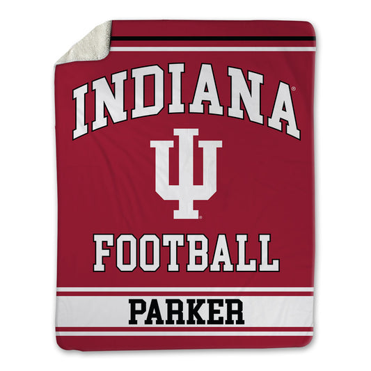Indiana - NCAA Football : Evan Parker - Blanket-0