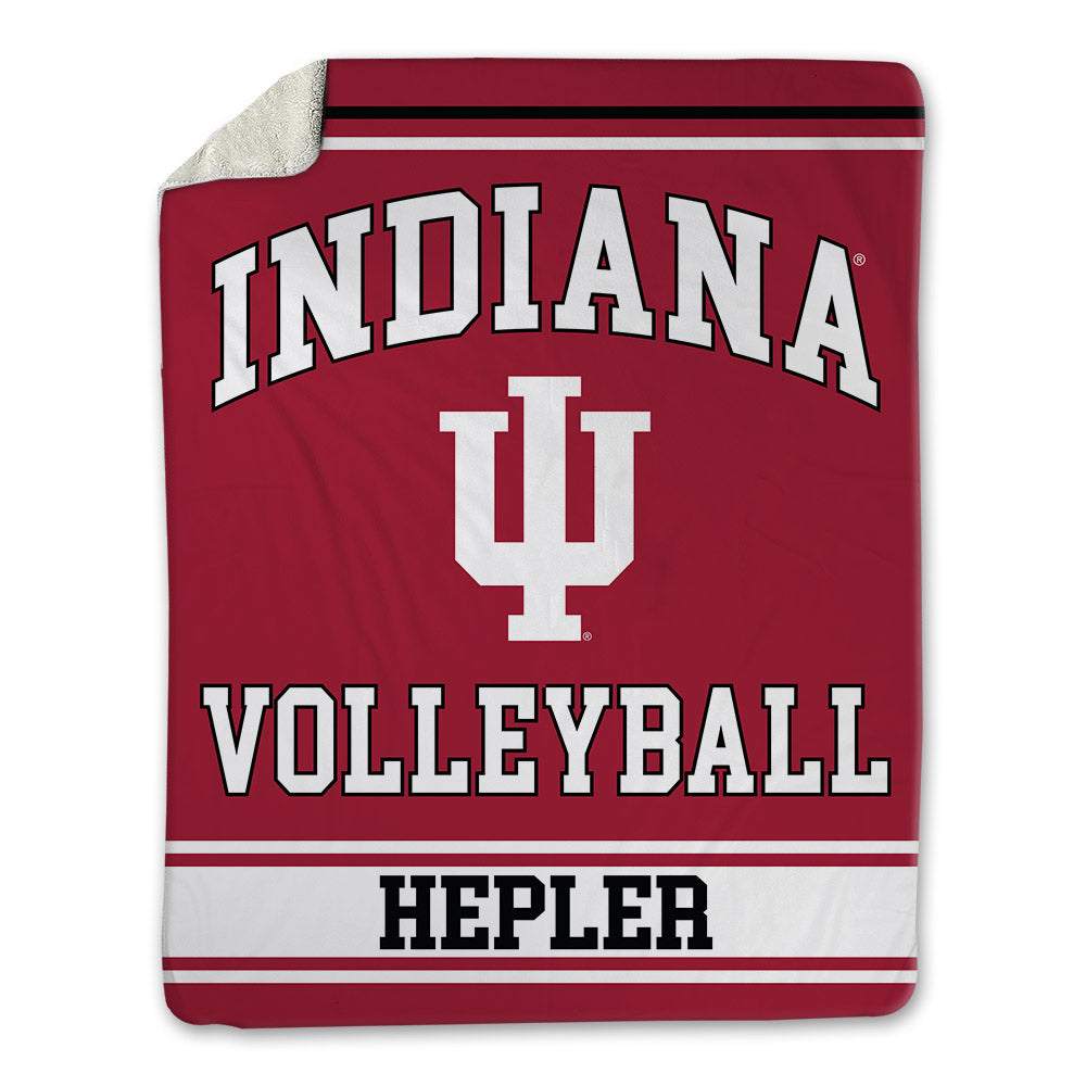 Indiana - NCAA Women's Volleyball : Ellie Hepler - Blanket-0