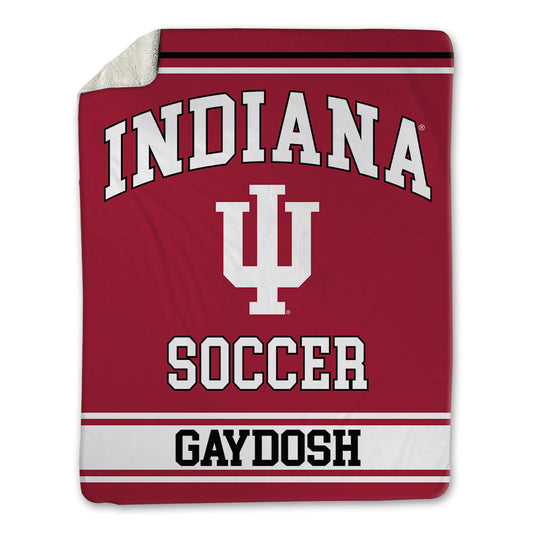 Indiana - NCAA Men's Soccer : Drew Gaydosh - Blanket-0