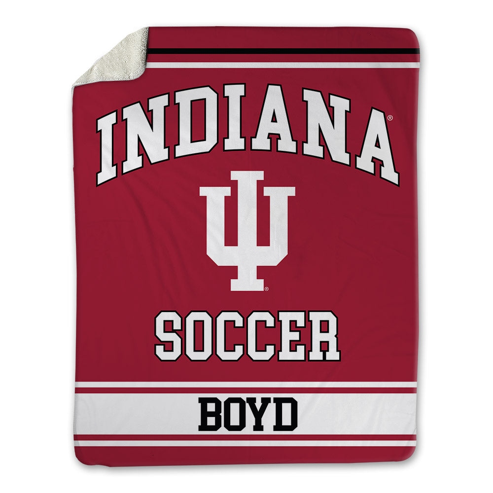 Indiana - NCAA Women's Soccer : Riley Boyd - Blanket-0