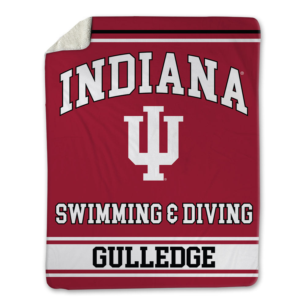 Indiana - NCAA Men's Swimming & Diving : Travis Gulledge - Blanket-0