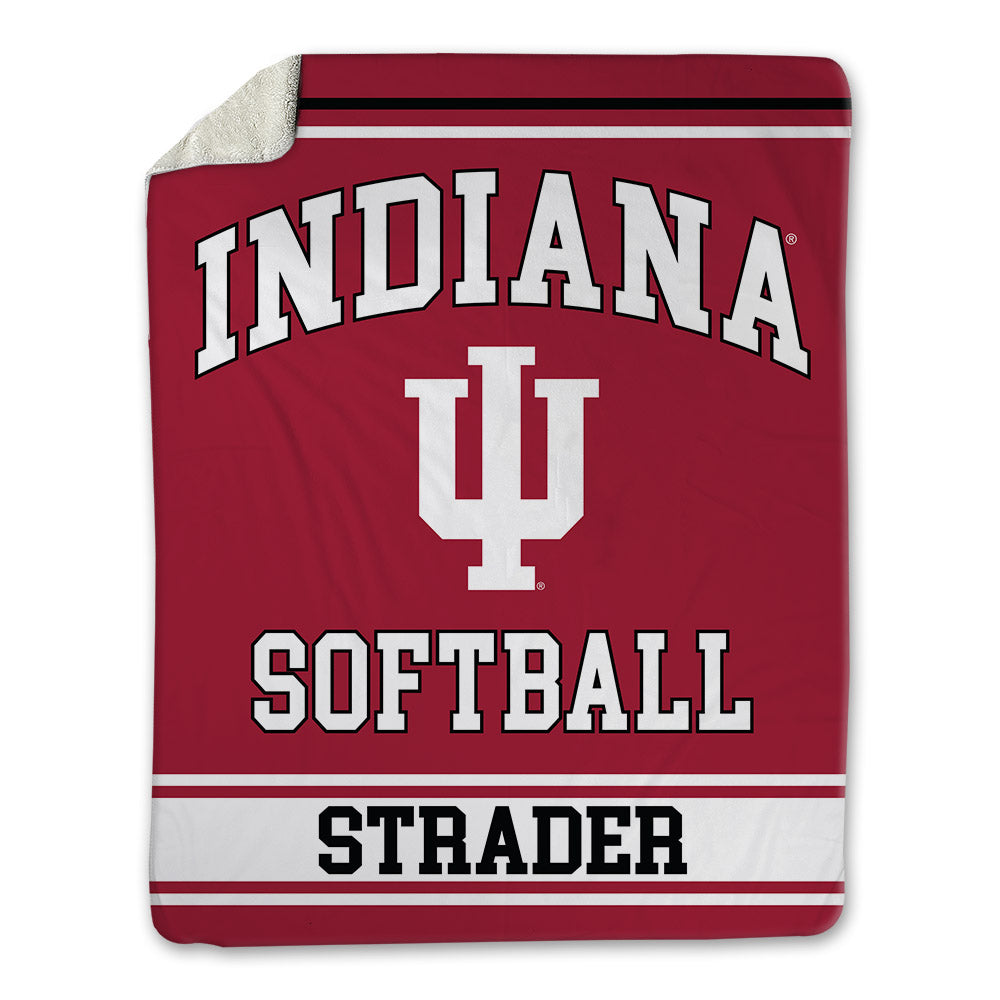 Indiana - NCAA Softball : Madalyn Strader - Blanket-0