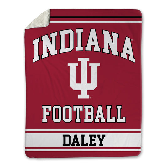 Indiana - NCAA Football : Stephen Daley - Blanket-0