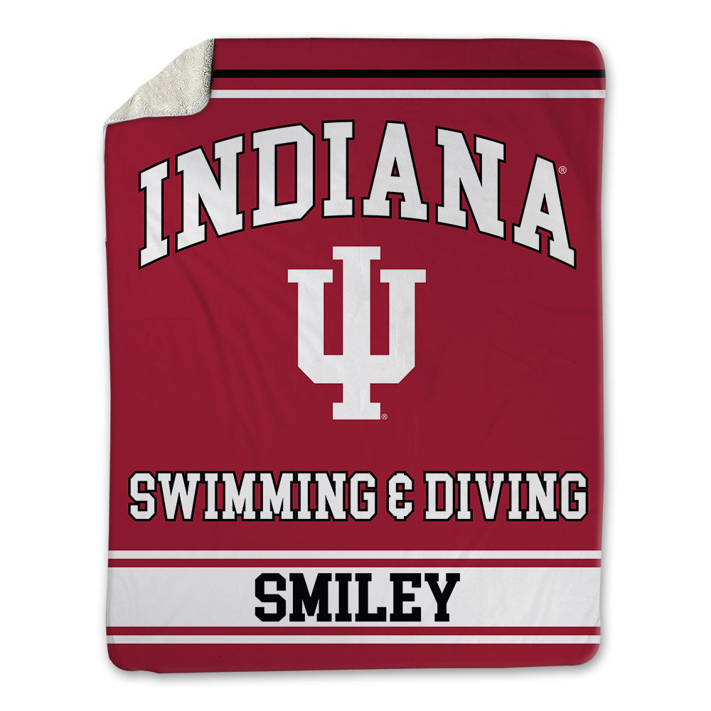 Indiana - NCAA Men's Swimming & Diving : Dylan Smiley - Blanket-0