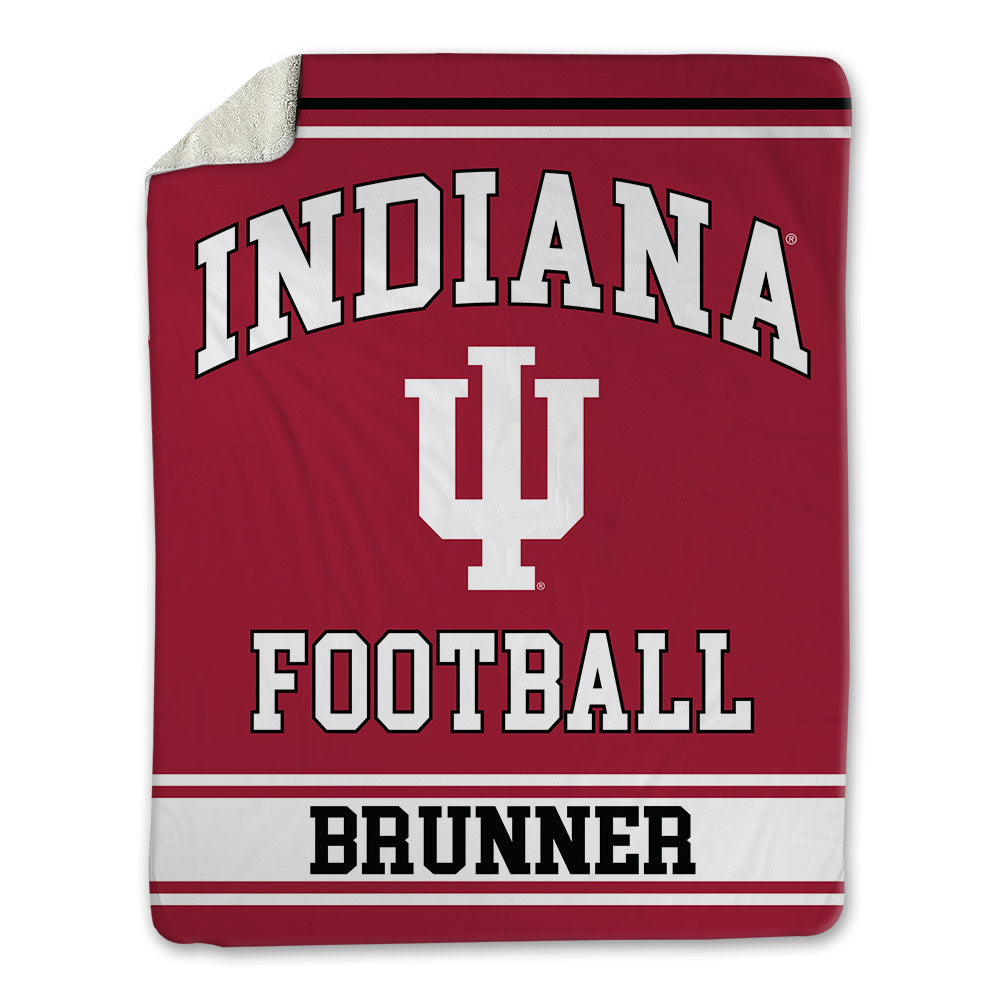 Indiana - NCAA Football : Joe Brunner - Blanket-0