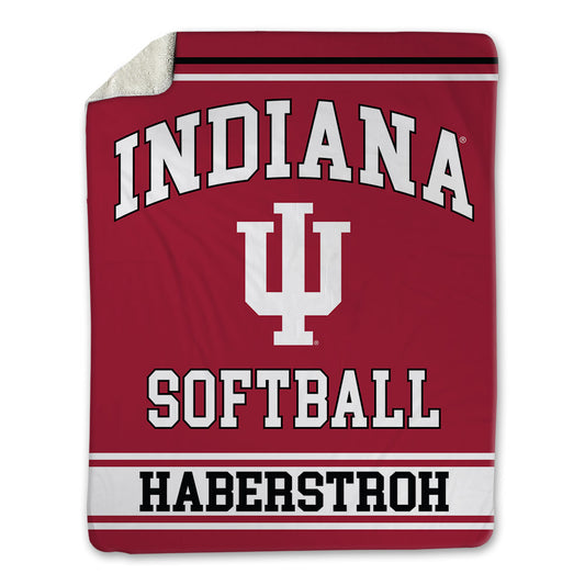 Indiana - NCAA Softball : Hannah Haberstroh - Blanket-0