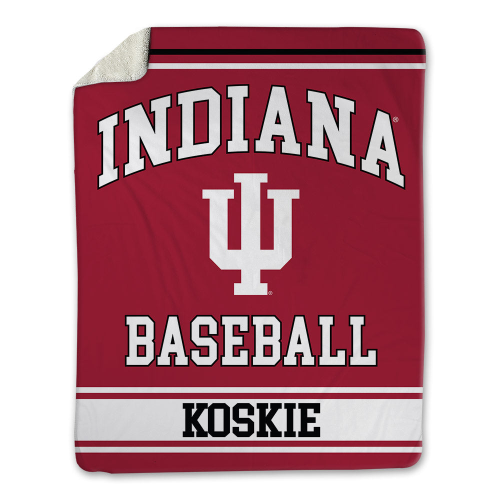 Indiana - NCAA Baseball : Caleb Koskie - Blanket-0