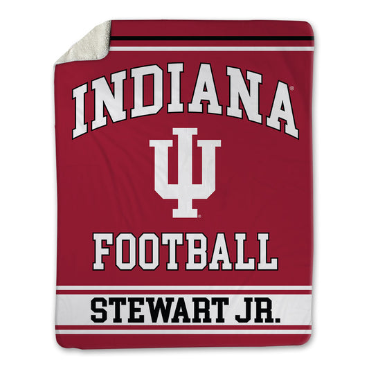 Indiana - NCAA Football : Seaonta Stewart Jr. - Blanket-0