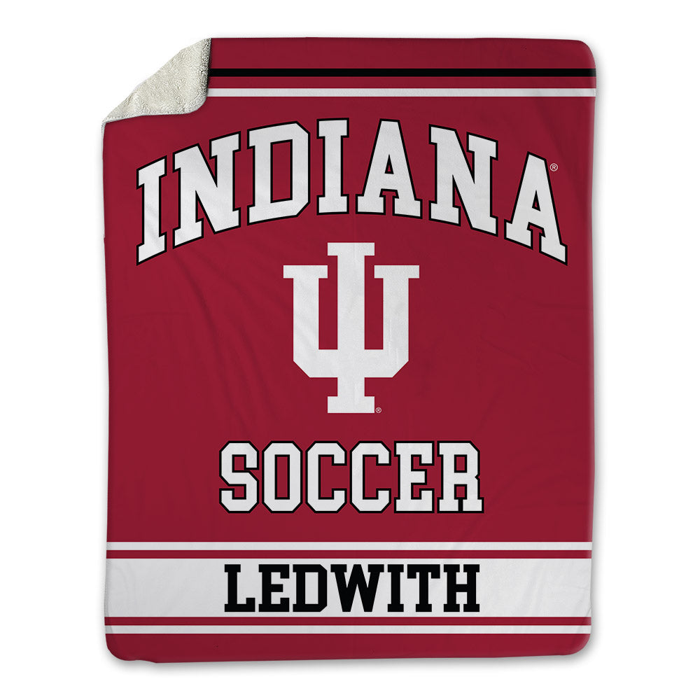 Indiana - NCAA Women's Soccer : Maggie Ledwith - Blanket-0