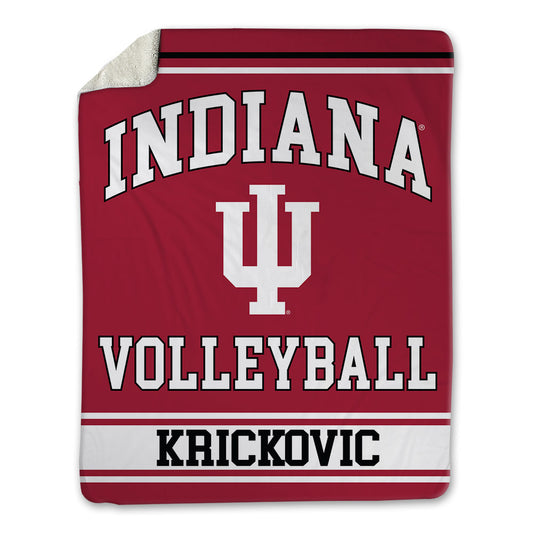 Indiana - NCAA Women's Volleyball : Teodora Krickovic - Blanket-0