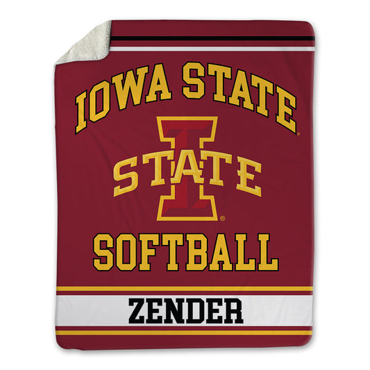 Iowa State - NCAA Softball : paige zender - Blanket-0