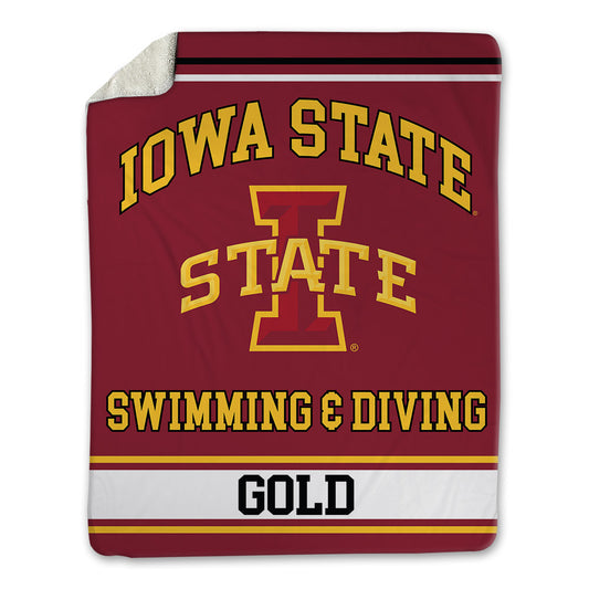 Iowa State - NCAA Women's Swimming & Diving : Landrey Gold - Blanket-0
