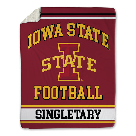 Iowa State - NCAA Football : Jaheim Singletary - Blanket-0