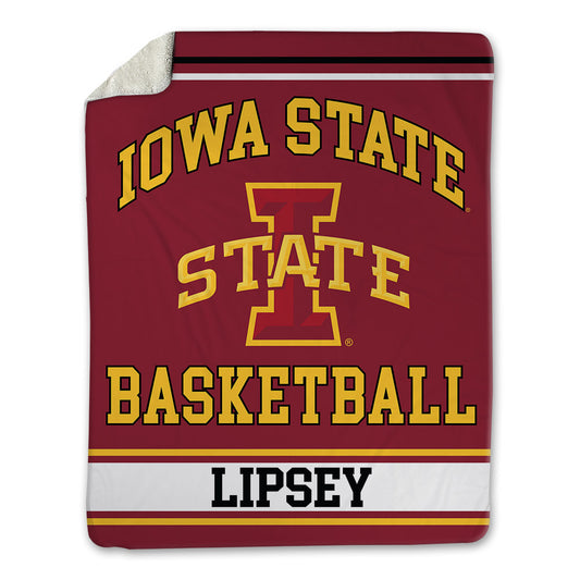 Iowa State - NCAA Men's Basketball : Tamin Lipsey - Blanket-0