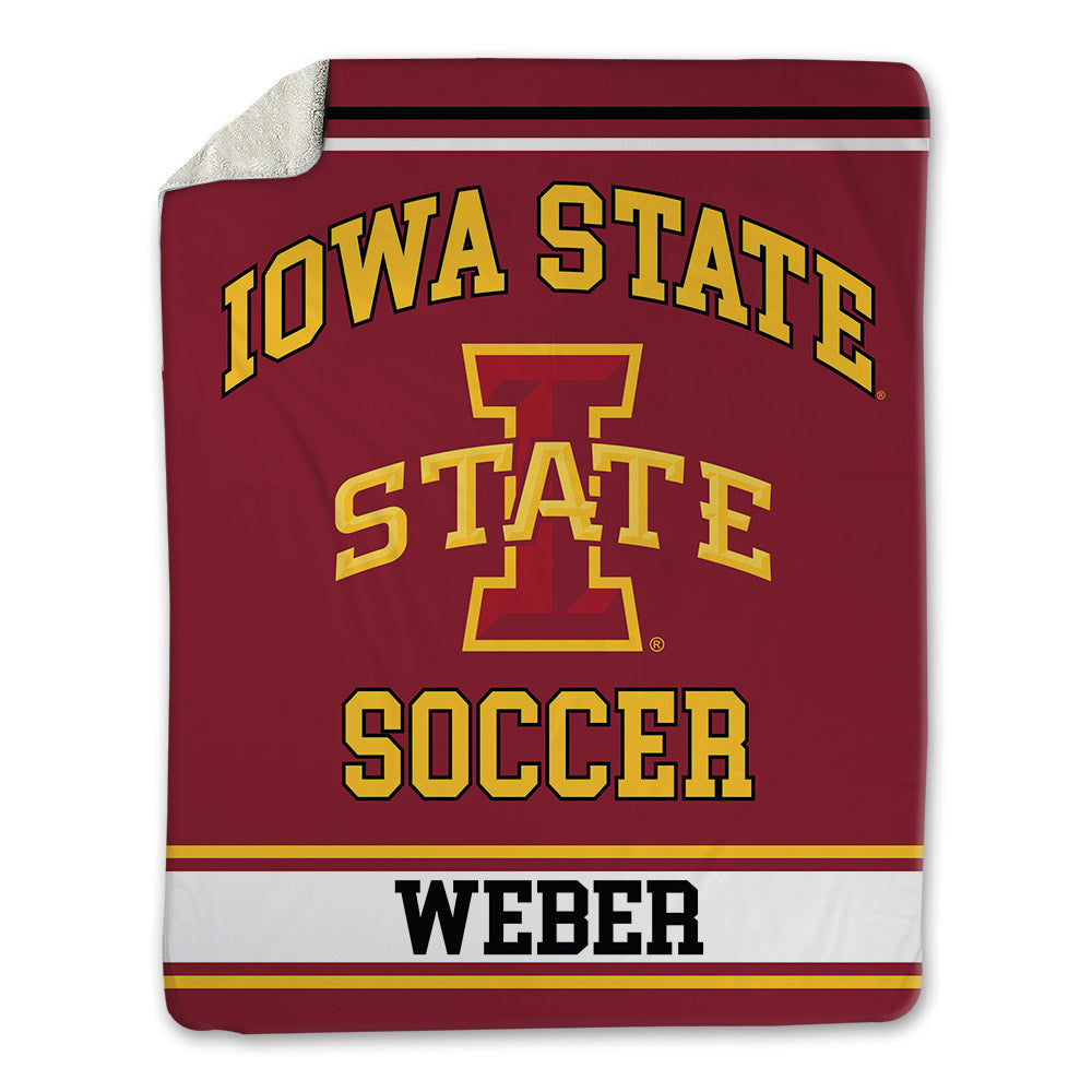 Iowa State - NCAA Women's Soccer : Ryan Weber - Blanket-0