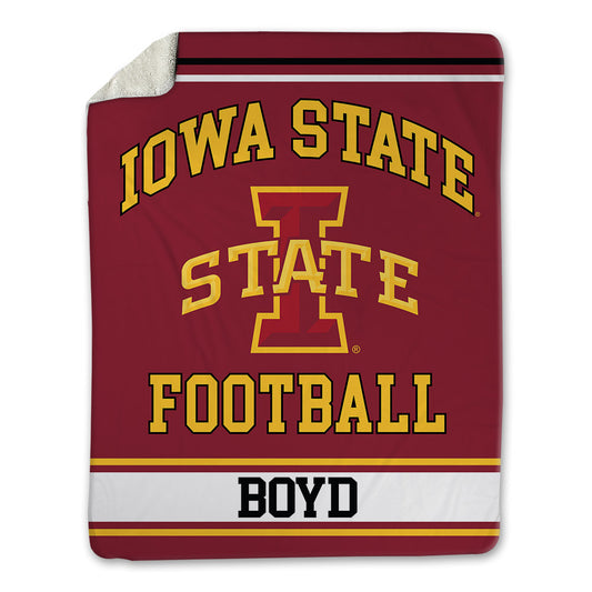 Iowa State - NCAA Football : Evan Boyd - Blanket-0